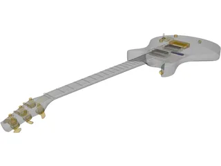 Guitar Electric 3D Model preview