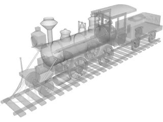 Train 3D Model preview