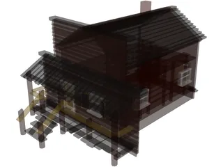 Store Old West 3D Model preview