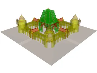 Castle 3D Model preview