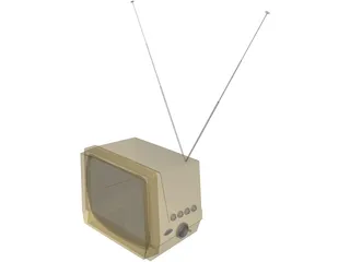 Television Vintage 3D Model preview