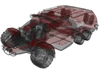 Space Buggy 3D Model preview