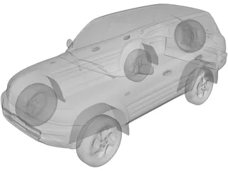 Toyota RAV4 (1997) 3D Model preview