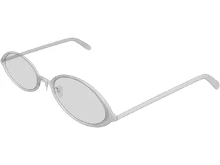 Glasses 3D Model preview