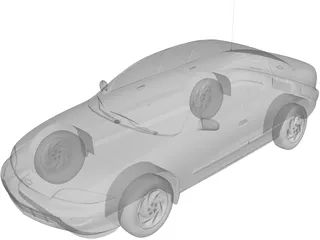 Chevrolet Cavalier Sedan (1998) 3D Model preview