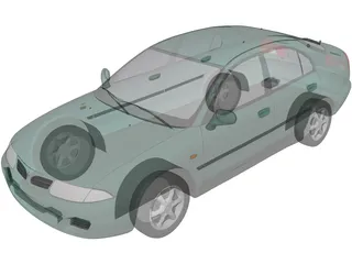 Mitsubishi Carisma (1998) 3D Model preview