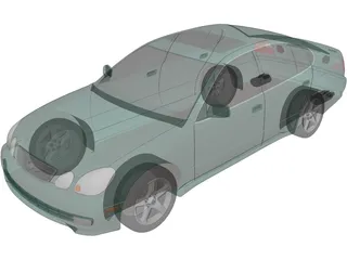 Lexus GS400 (1998) 3D Model preview