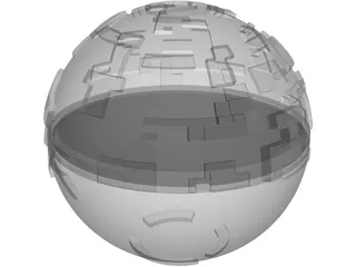 Borg Sphere 3D Model preview