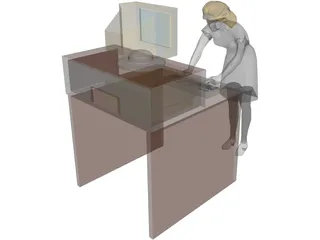 Woman 3D Model preview