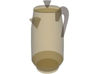 Coffee Pot 3D Model preview
