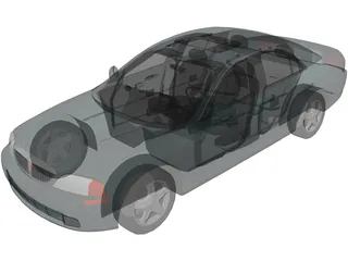 Lincoln LS (2000) 3D Model preview