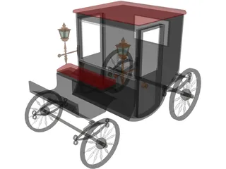 Carriage 3D Model preview