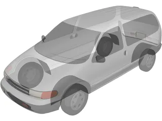 Nissan Quest (1994) 3D Model preview
