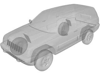 Jeep Grand Cherokee (1994) 3D Model preview