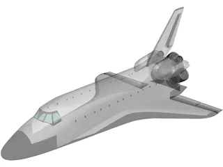 Space Shuttle 3D Model preview