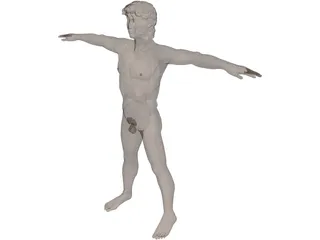 Man David 3D Model preview