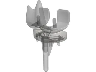 Knee 3D Model preview