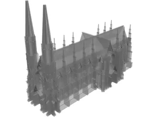Cathedral Saint Patricks 3D Model preview