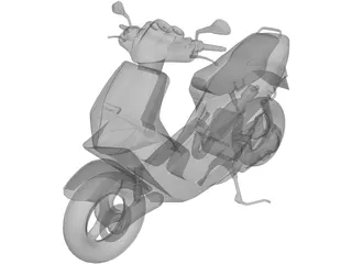 Scooter 3D Model preview