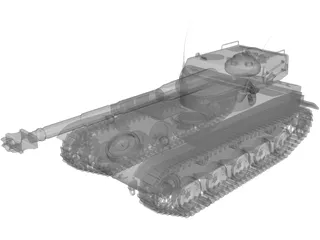 AMX 13 3D Model preview