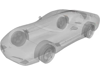 Chevrolet Corvette (1999) 3D Model preview