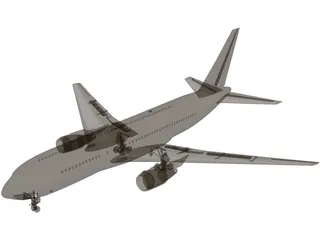Boeing 767 3D Model preview