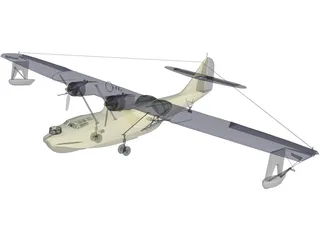 Consolidated PBY-5 Catalina 3D Model preview