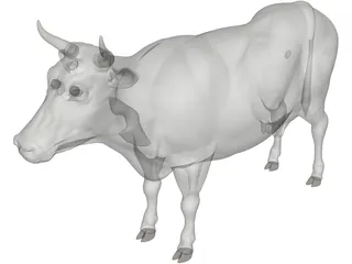 Cow 3D Model preview