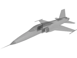F-5E 3D Model preview