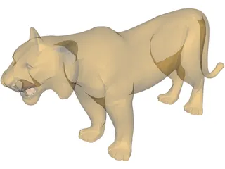Tiger 3D Model preview