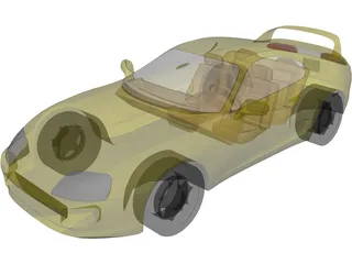 Toyota Supra (1994) 3D Model preview