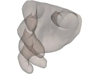 Hand Male 3D Model preview