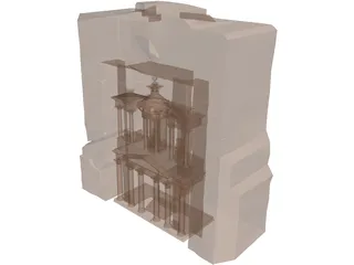 Petra Tomb 3D Model preview