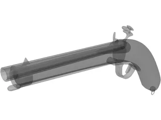 Handgun 3D Model preview