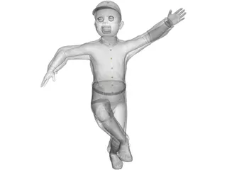 Boy Dancing 3D Model preview