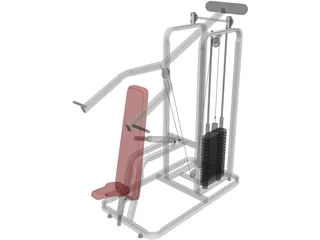 Incline Press 3D Model preview
