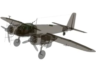 Junkers Ju 88G-1 3D Model preview