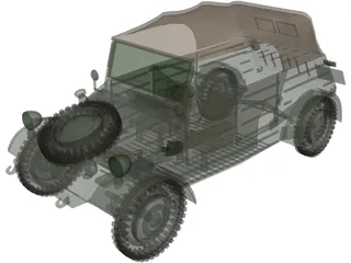 Kubelwagen 3D Model preview