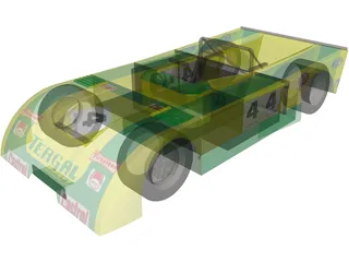 Chevron B23 3D Model preview