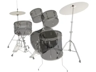 Ludwig Drum 3D Model preview