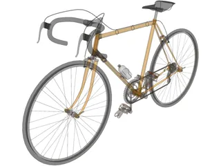 Bicycle Road Milano San Remo 3D Model preview