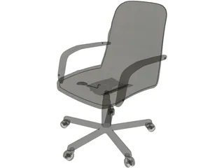 Chair Office 3D Model preview