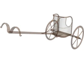 Chariot Celtic 3D Model preview