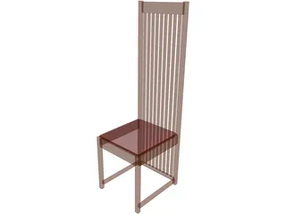 Chair Side 3D Model preview