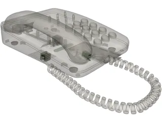 Spanish Telephone 3D Model preview