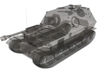 Tiger P Elephant 3D Model preview