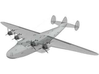Boeing 314 Clipper 3D Model preview