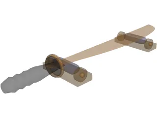 Sword Arabia 3D Model preview