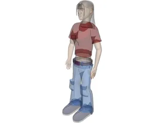 Boy 3D Model preview