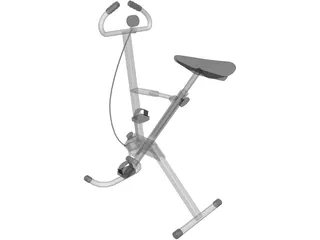 Exercise Cycle 3D Model preview
